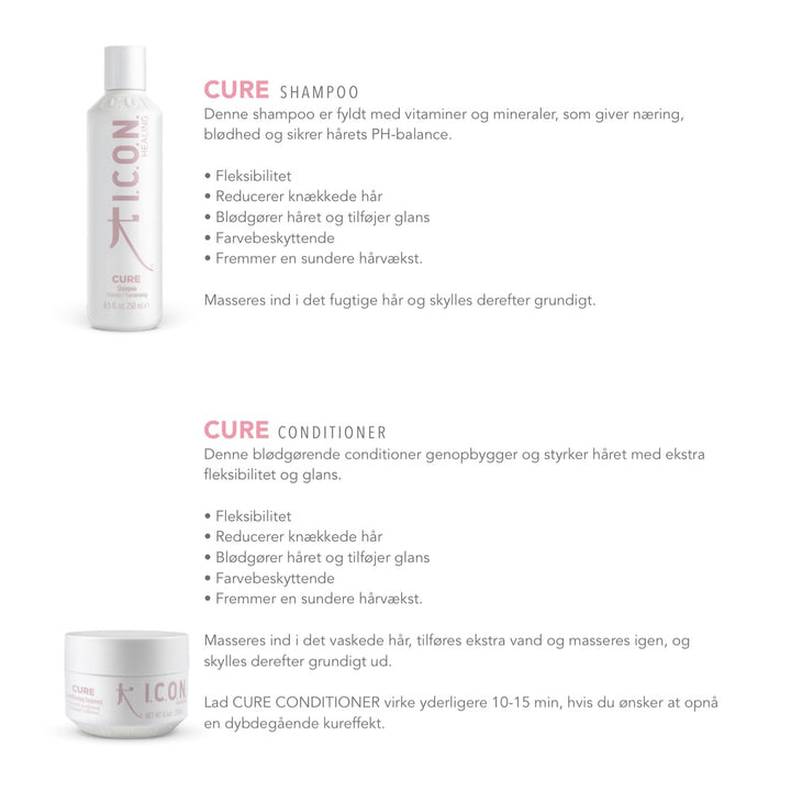 KAMPAGNE  |  CURE SHAMPOO + CONDITIONER