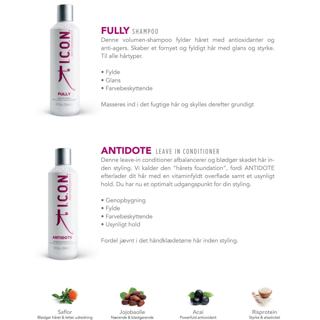 GET VOLUME KAMPAGNE | FULLY SHAMPOO + ANTIDOTE LEAVE-IN CONDITIONER